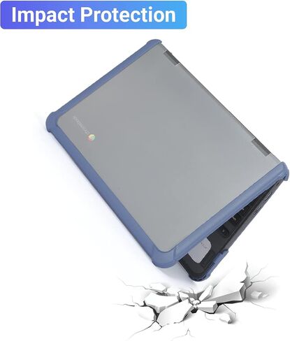 حافظة mCover Hybrid متوافقة فقط مع أجهزة الكمبيوتر المحمول 2021~2022 مقاس 11.6 بوصة Lenovo Chromebook 100E Gen 3 / 300E G3 / 500E G3 (غير متوافقة مع طرز Lenovo الأخرى) - أسود in Saudi Arabia