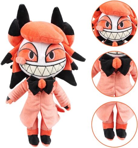 ألعاب فندق هازبين القطيفة، وسادة قطيفة، ألعاب دمى ناعمة، لعبة حيوانات محشوة لعيد الميلاد للأطفال (Alastor) in Kuwait