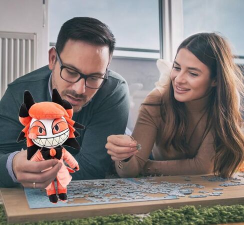 ألعاب فندق هازبين القطيفة، وسادة قطيفة، ألعاب دمى ناعمة، لعبة حيوانات محشوة لعيد الميلاد للأطفال (Alastor) in Kuwait