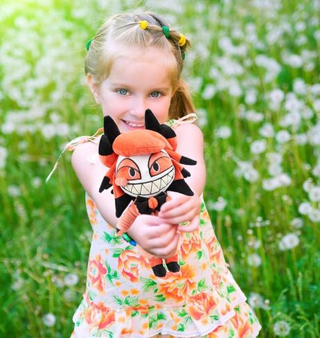 ألعاب فندق هازبين القطيفة، وسادة قطيفة، ألعاب دمى ناعمة، لعبة حيوانات محشوة لعيد الميلاد للأطفال (Alastor) in Kuwait