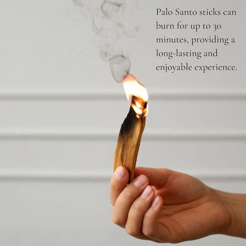 Gaiancestry | Organic Palo Santo Sticks from Ecuador - 100 grams, Premium Wild harvested, hand-picked, 100% natural, stress and anxiety relief. in Saudi Arabia