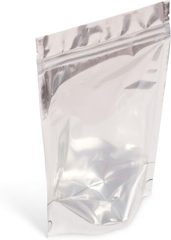 425-308GZ Stand-Up Pouch, 8 oz, Clear/Gold Metalized with Zipper (Case of 500) in Saudi Arabia