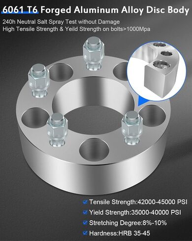 ECCPP 4x 5 lug 2" Wheel Spacers 5x5 to 5x5 1/2-20 87.1mm Fits for 2006-2010 for Commander XK | 1999-2004 for Grand Cherokee WJ | 2005-2010 for Grand Cherokee WK | 2007-2018 for Wrangler JK/JKU in Saudi Arabia