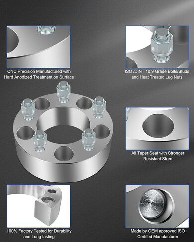 ECCPP 4x 5 lug 2" Wheel Spacers 5x5 to 5x5 1/2-20 87.1mm Fits for 2006-2010 for Commander XK | 1999-2004 for Grand Cherokee WJ | 2005-2010 for Grand Cherokee WK | 2007-2018 for Wrangler JK/JKU in Saudi Arabia