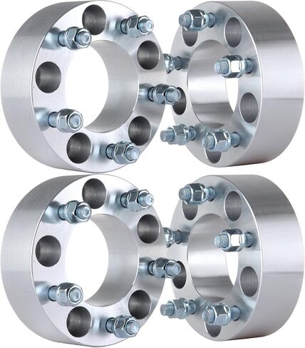 ECCPP 4x 5 lug 2" Wheel Spacers 5x5 to 5x5 1/2-20 87.1mm Fits for 2006-2010 for Commander XK | 1999-2004 for Grand Cherokee WJ | 2005-2010 for Grand Cherokee WK | 2007-2018 for Wrangler JK/JKU in Saudi Arabia