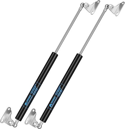 ARANA 30 inch 100 lb Gas Struts Shock Prop, 30" 445N/100LB Gas Spring Lift-Support with L-Type Mounting Brackets for Heavy Duty Lid Muphy Bed RV Bed Trap Door Floor Hatch Kicthen Door, 2Pcs in Saudi Arabia