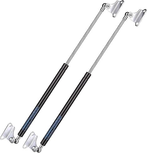 ARANA 30 inch 100 lb Gas Struts Shock Prop, 30" 445N/100LB Gas Spring Lift-Support with L-Type Mounting Brackets for Heavy Duty Lid Muphy Bed RV Bed Trap Door Floor Hatch Kicthen Door, 2Pcs in Saudi Arabia