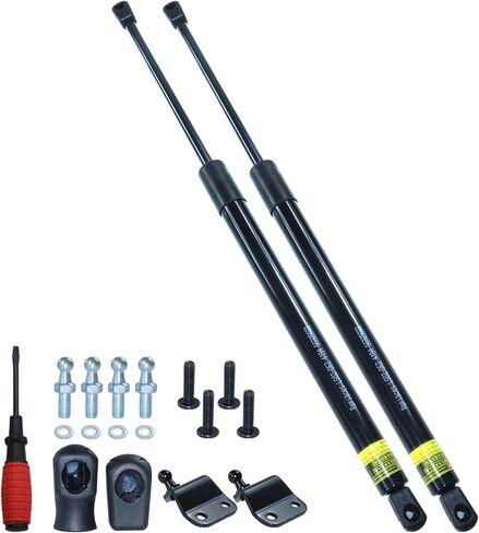 2 حزمة رفع الفتحة الخلفية يدعم نوابض الغاز يستبدل 4194 SG325022 PM1013 مع مفك البراغي لـ 2003-2009 Nissan 350Z 35th Anniversary Edition Base المتحمسين Grand Touring Track Touring in Kuwait