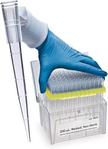 Micropipette Pipette Tips, Low-Retention and Clean-Release Hydrophobic Transfer Pipette Tips, Universal Fit Nonpyrogenic 1000 ul Plastic Pipette Tips, 480-Count, 1 Pack of 5 Racks in Saudi Arabia