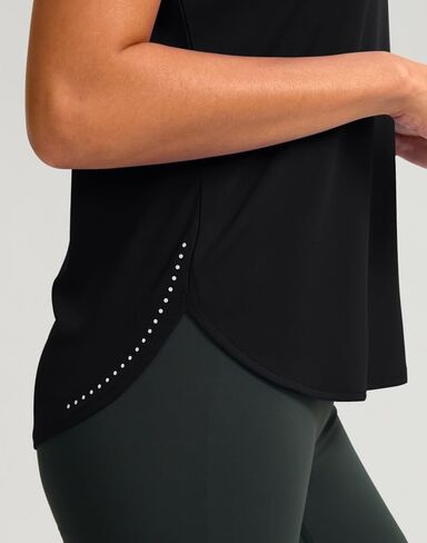 YYV Women's Workout Tank Tops Lightweight Sleeveless Workout Tops Loose Fit Yoga Athletic Running Shirts in Saudi Arabia