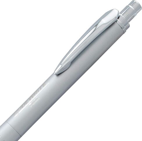 قلم حبر جاف Pentel GlideWrite Executive، (1.0 مم) خط متوسط، أسطوانة معدنية فضية، حبر أسود، 12 عبوة (BX970Z-A) in Saudi Arabia