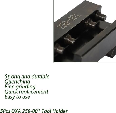 OXA 250-001 Quick Change Turning and Facing Lathe Tool Post Holder Steel Tool Holder - 5Pcs in Saudi Arabia