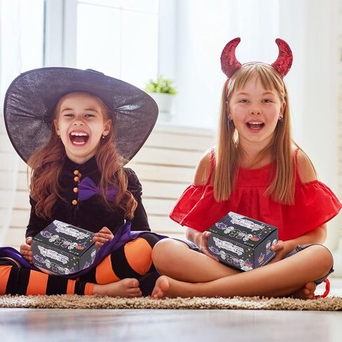 6 Packs-Halloween Squishies Toys Slow Rising, Gift Box Includes Ghost: Vampire,Pumpkin,Skull,Black Cat,Mummy,Bat, Halloween Soft Stress Relief Sensory Toys for Girls,Boys,Kids Party in Saudi Arabia