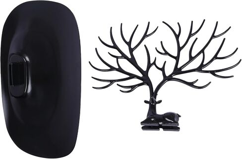 حامل مجوهرات على شكل قرون غزال أسود حامل مجوهرات على شكل برج غزال لشجرة الأقراط وعرض منظم المجوهرات in Kuwait