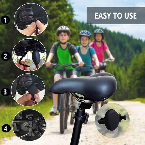 Airtag Bike Mount, Airtag Mount Easy to Install Under Bike Seat,Airtag Bike with Adjustable Stopper for Bike Electric Bike, Motorcycles, Scooters, Tour de France Bicycles.2 Pack (Black) in Saudi Arabia