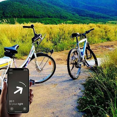 Airtag Bike Mount, Airtag Mount Easy to Install Under Bike Seat,Airtag Bike with Adjustable Stopper for Bike Electric Bike, Motorcycles, Scooters, Tour de France Bicycles.2 Pack (Black) in Saudi Arabia
