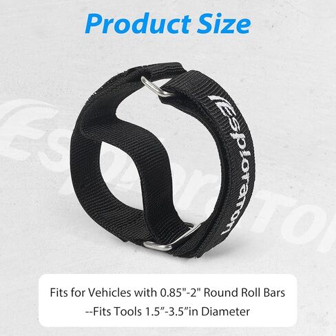 حامل مجرفة لرف السقف، رف مسدس UTV، رف أدوات السيارة لشاحنة قارب UTV ATV مع رف سقف سيارة جولف على الجليد، يناسب قضيب اللف والأدوات بقطر 0.85-2 بوصة (4 عبوات) in Kuwait