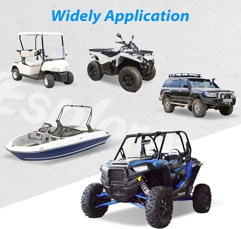 حامل مجرفة لرف السقف، رف مسدس UTV، رف أدوات السيارة لشاحنة قارب UTV ATV مع رف سقف سيارة جولف على الجليد، يناسب قضيب اللف والأدوات بقطر 0.85-2 بوصة (4 عبوات) in Kuwait