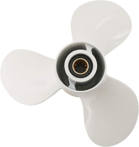 NovelBee 9 7/8x10 1/2-F المروحة المصنوعة من سبائك الألومنيوم لمحرك ياماها الخارجي 20HP 25HP 30HP in Kuwait