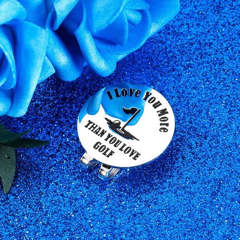 Octamber Golf Ball Marker with Magnetic Hat Clip Golf Gifts for Men, for Dad from Daughter Son, Anniversary Valentines Day Birthday Gifts for Him Husband Boyfriend, Golf Accessories for Men in Saudi Arabia