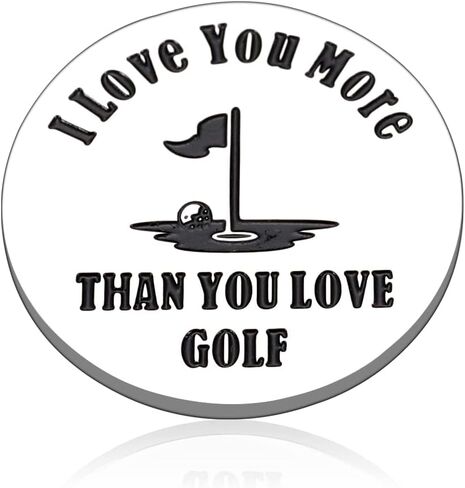Octamber Golf Ball Marker with Magnetic Hat Clip Golf Gifts for Men, for Dad from Daughter Son, Anniversary Valentines Day Birthday Gifts for Him Husband Boyfriend, Golf Accessories for Men in Saudi Arabia