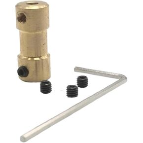 1pcs Brass Flexible Motor Drive Shaft 2mm 3mm 4mm 5mm 6mm Bore Model Boat Shaft Coupling Motor Transmission Connector Coupler(3.17mm x 5mm) in Kuwait