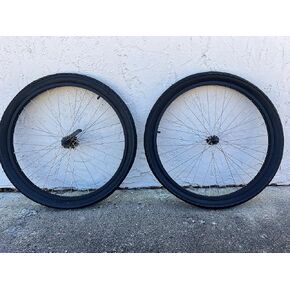 26 inch Black Coaster Brake Wheel Set Beach Cruiser Bike Bicycle with Tires and Tubes in Saudi Arabia