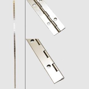 Hafele Boat Piano Hinge | 1 x 72 Inch Stainless in Saudi Arabia