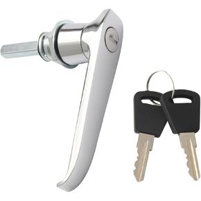 BS312 زنك سبيكة L شكل مقبض القفل مجموعة الباب 1pcs in Kuwait