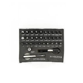 22/33Pcs Screw Extractor Drill Bit Set Magnetic Extension Bit Holder Damaged Screw Removal Tools(Extractor Silver 22) in Kuwait