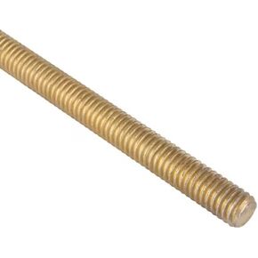 قضيب ملولب بالكامل ، 3/8 "-24 ، 3 أقدام ، الصلب ، الصف B7 ، الزنك والأصفر المطلي in Kuwait