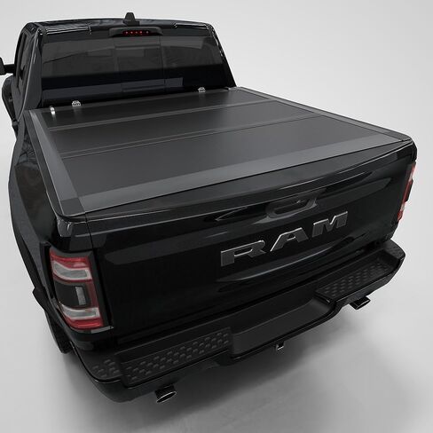 غطاء Tri-Fold Hard Tri-Fold Tonneau Cover متوافق مع 2009-2025 Dodge RAM 1500 و 2500 5.7 قدم بدون صندوق ذاكرة الوصول العشوائي (67.4 ") in Kuwait