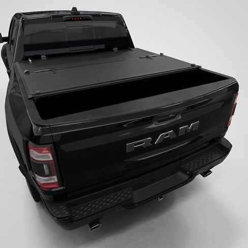 غطاء Tri-Fold Hard Tri-Fold Tonneau Cover متوافق مع 2009-2025 Dodge RAM 1500 و 2500 5.7 قدم بدون صندوق ذاكرة الوصول العشوائي (67.4 ") in Kuwait