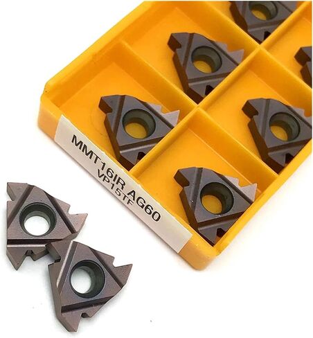 MMT16ER AG60 Carbide Inserts Thread Turning Tool Steel Processing CNC Lathe Turning Insert MMT16IR AG60 Lathe Cutting(MMT16IR AG60 VP15TF) in Saudi Arabia