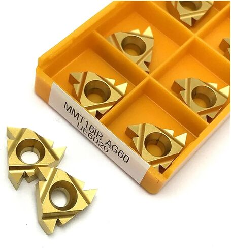 MMT16ER AG60 Carbide Inserts Thread Turning Tool Steel Processing CNC Lathe Turning Insert MMT16IR AG60 Lathe Cutting(MMT16IR AG60 VP15TF) in Saudi Arabia