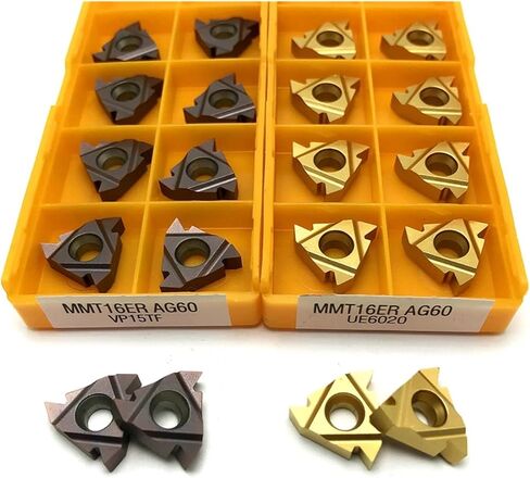 MMT16ER AG60 Carbide Inserts Thread Turning Tool Steel Processing CNC Lathe Turning Insert MMT16IR AG60 Lathe Cutting(MMT16IR AG60 VP15TF) in Saudi Arabia