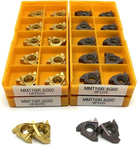 MMT16ER AG60 Carbide Inserts Thread Turning Tool Steel Processing CNC Lathe Turning Insert MMT16IR AG60 Lathe Cutting(MMT16IR AG60 VP15TF) in Saudi Arabia