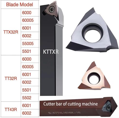 5PS TTX32R 6001 60005 الصلب غير القابل للصدأ CNC THELLOWERDER TOOLLOWNE SCRELTER TELLERSERT INSERT KTTXR1616 MARCING (TTX32R6002 5PCS) in Saudi Arabia