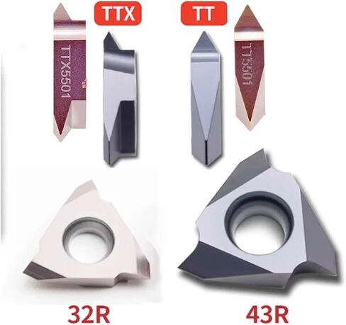 5PS TTX32R 6001 60005 الصلب غير القابل للصدأ CNC THELLOWERDER TOOLLOWNE SCRELTER TELLERSERT INSERT KTTXR1616 MARCING (TTX32R6002 5PCS) in Saudi Arabia