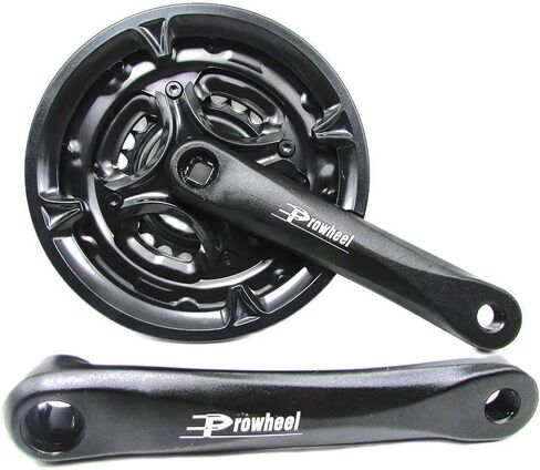PROWHEEL 7/8/9 Speed 24/34/42T MTB Bicycle Crank Set MTB Bike Crankset 170mm Hollow Chainwheel Bicycle Sprocket in Kuwait