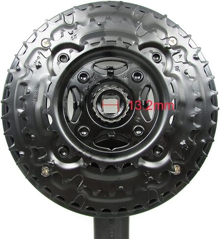 PROWHEEL 7/8/9 Speed 24/34/42T MTB Bicycle Crank Set MTB Bike Crankset 170mm Hollow Chainwheel Bicycle Sprocket in Kuwait