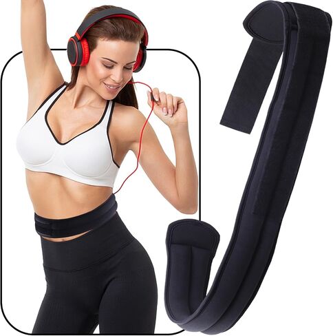 Weighted Belt 30"-42"Adjustable Sport Fitness Belt for Abs Strengthening Workout Body Shaping Core and Weight Loss in Kuwait