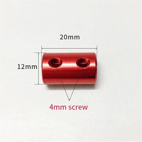 1pcs Motor Reducer Extension Coupling Aluminum Alloy 2mm 3mm 3.17mm 4mm 5mm 6mm Diameter Model Ship Shaft Coupling(4mm to 4mm) in Saudi Arabia