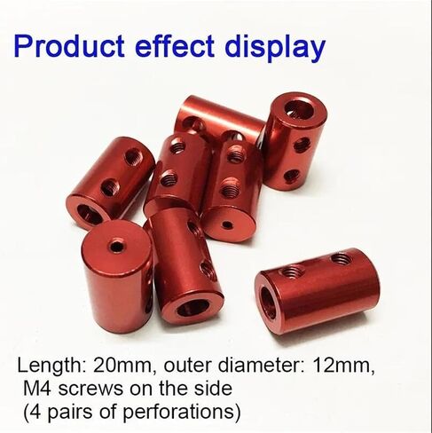 1pcs Motor Reducer Extension Coupling Aluminum Alloy 2mm 3mm 3.17mm 4mm 5mm 6mm Diameter Model Ship Shaft Coupling(4mm to 4mm) in Saudi Arabia