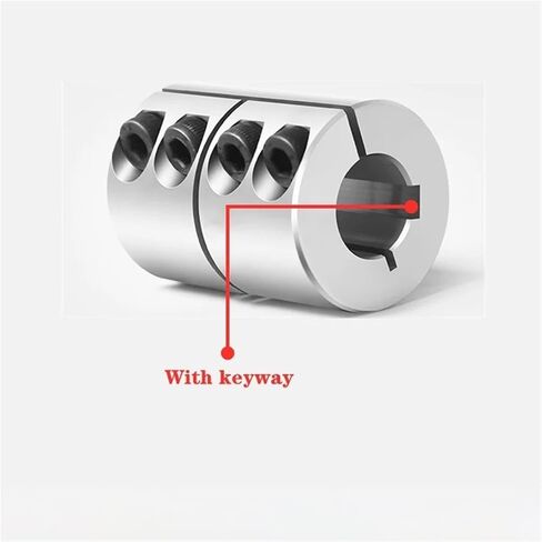 1PCS D20 L30 ألواح ألومنيوم ألومنيوم أجزاء المسمار لعمود الساكب محرك المحرك 3D اقتران (4x5mm) in Kuwait