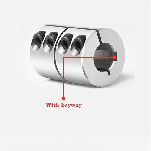 1PCS D20 L30 ألواح ألومنيوم ألومنيوم أجزاء المسمار لعمود الساكب محرك المحرك 3D اقتران (4x5mm) in Kuwait