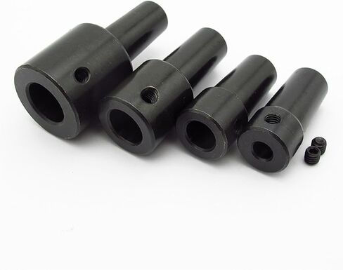 1pcs B12 Drill Clamp Chuck Coupling Steel Connector Rods Sleeve 5mm 6mm 6.35mm 7mm 8mm 10mm 11mm 12mm 14mm Motor Shaft Connecting(6mm) in Saudi Arabia