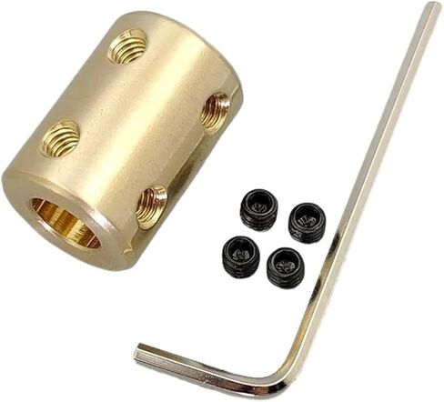 5pcs Boat Car Airplane Model Coupling 3.17mm 4mm 5mm 6mm 8mm 10mm 12mm Brass Shaft Adapter Sleeve Connector Coupler(7mm x 8mm) in Saudi Arabia