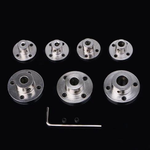 حجم داخلي 6 مم دليل رمح اقتران 12 مم إجمالي شفة موصل موصل موصل محرك جامد مقرنة صلبة in Kuwait