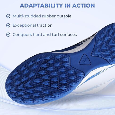 Vizari Valencia Turf Soccer Shoes for Teen & Adult | Lightweight Football Turf Shoes with Durable Synthetic Upper | Athletic Turf Shoes with Rubber Outsole for Men and Women in Saudi Arabia